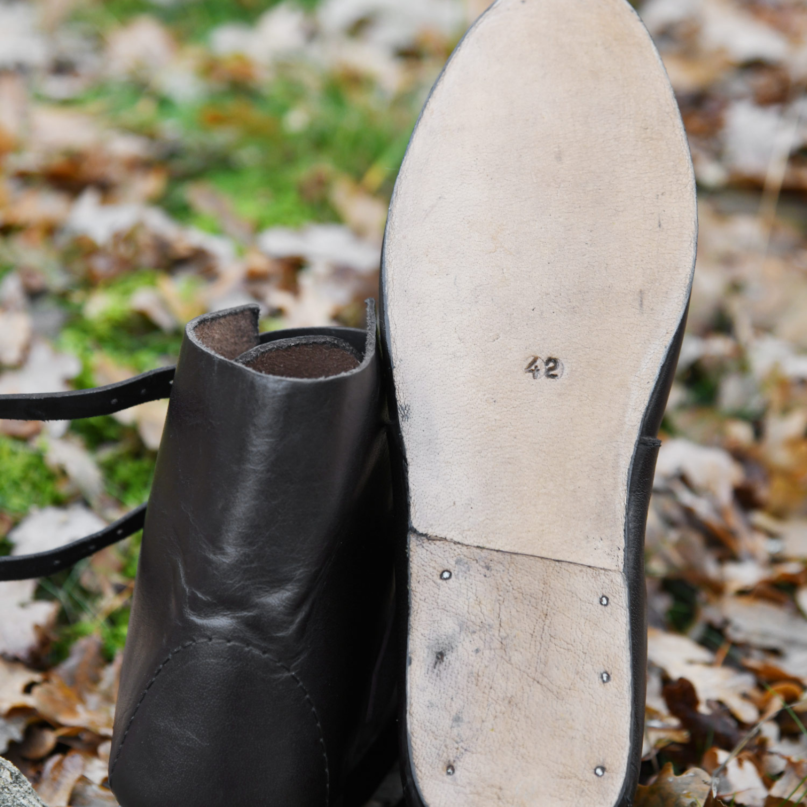 Schnallenschuhe, dunkelbraun
