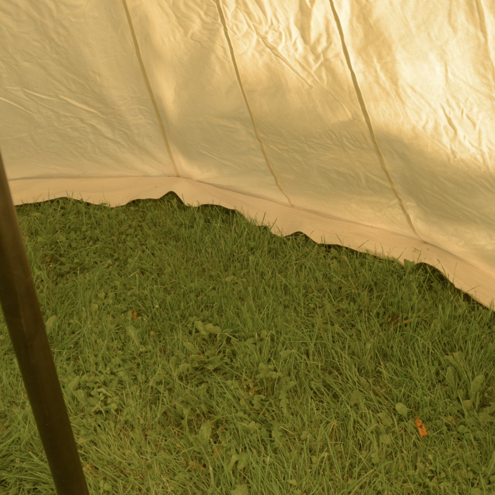Sachsenzelt Jorvik, 2 x 4 m, 340 gsm, naturfarben