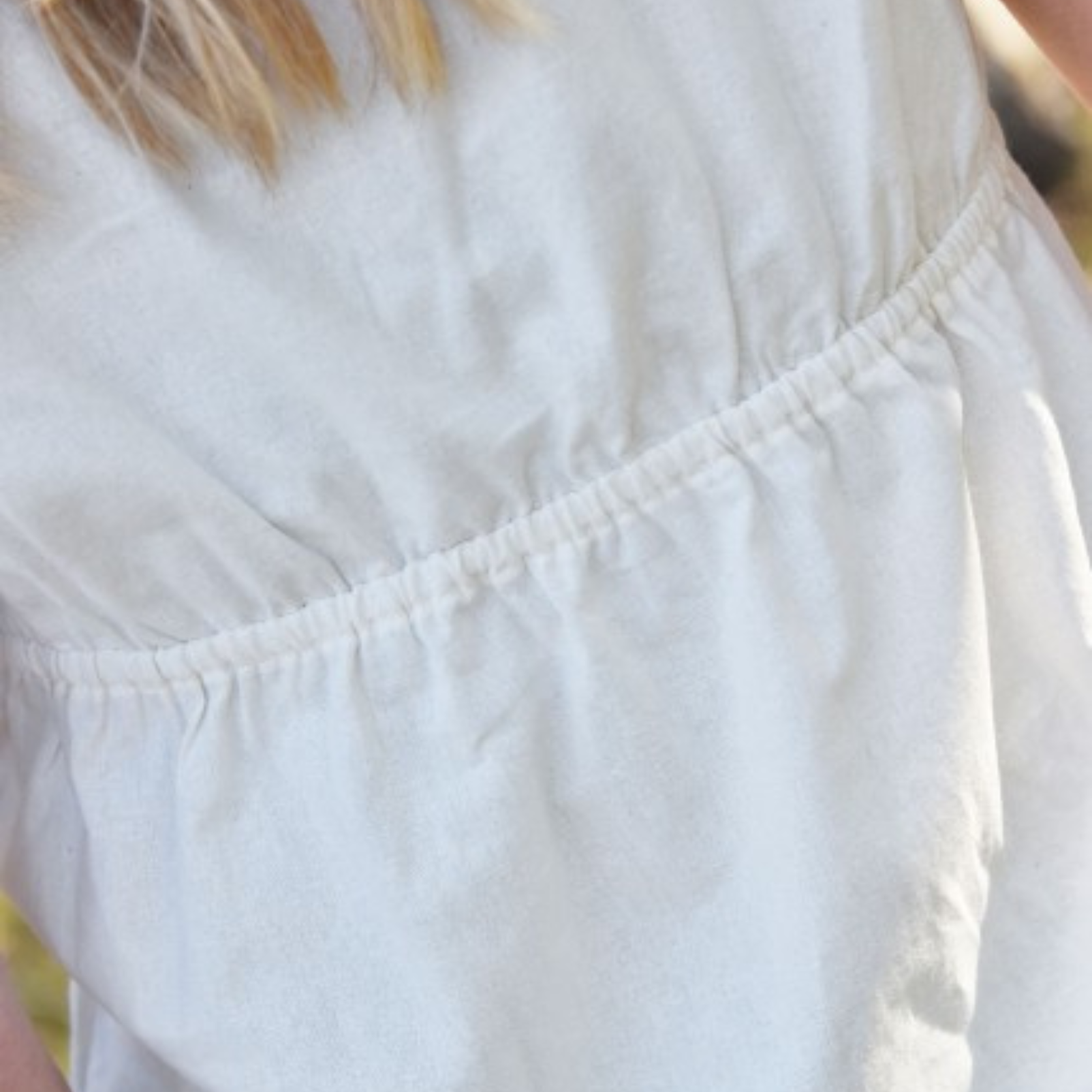 Mittelalter Kurzarm-Bluse Aren, natur