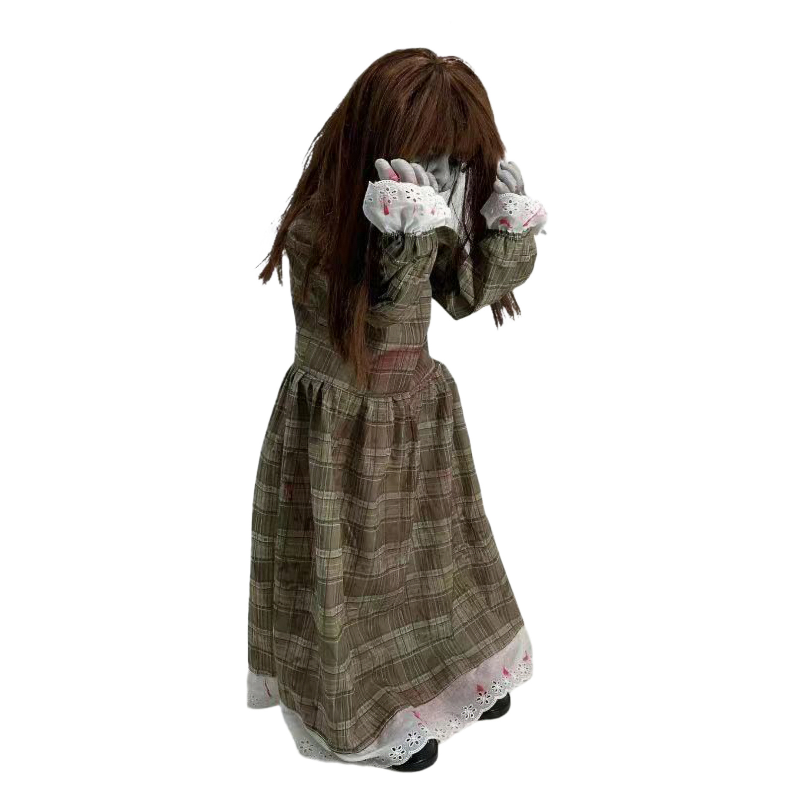 Animiertes Zombie-Mädchen – Gruselige Halloween Deko 90 cm