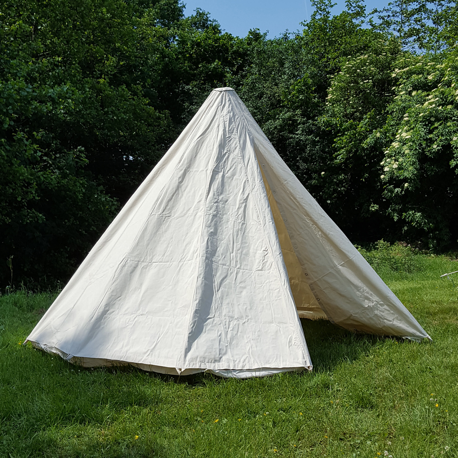 Einmastzelt Walburg, 3.5 m, 350 gsm