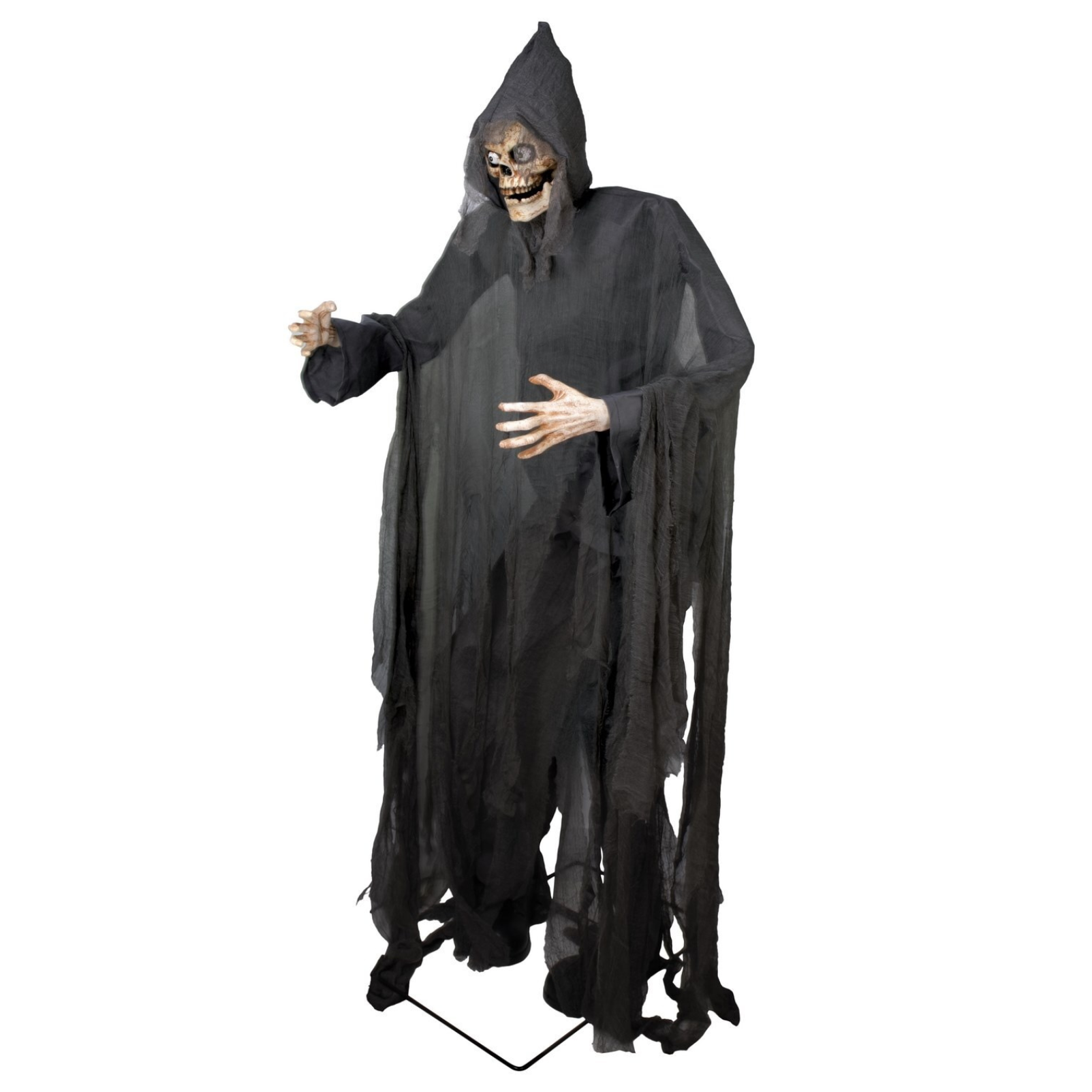 Animiertes Skelett Xaver mit LED Licht & Sound – Halloween-Deko 180 cm