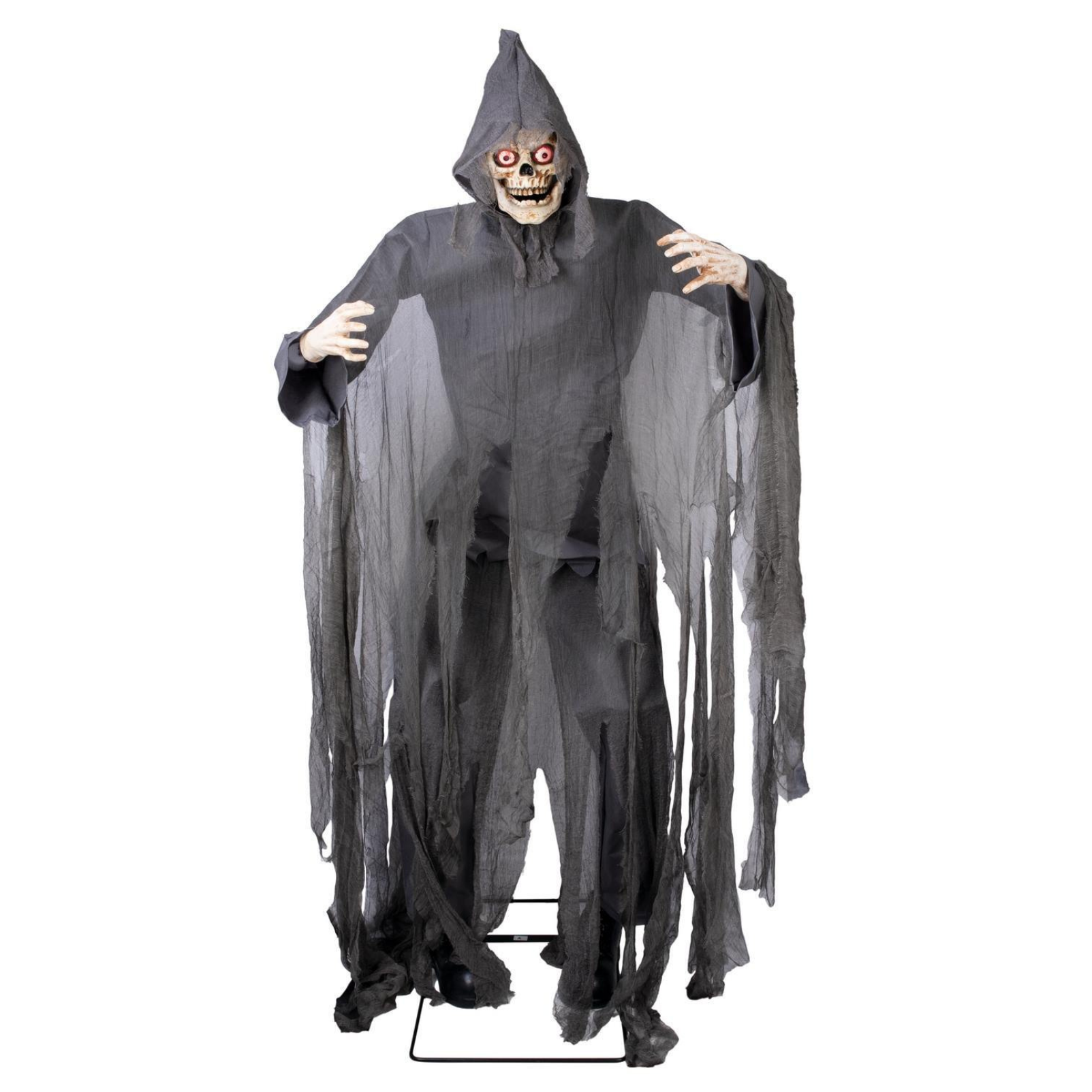 Animiertes Skelett Xaver mit LED Licht & Sound – Halloween-Deko 180 cm