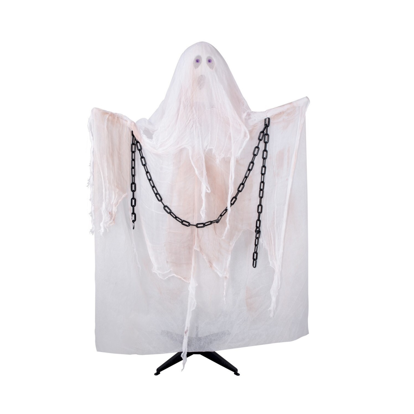 Animierter Geist mit LED Licht & Sound – Halloween-Deko 168 cm
