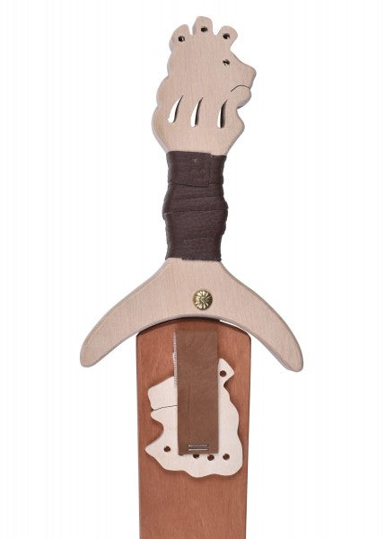 Kinder Ritterschwert Löwenstein aus Holz, mit Scheide