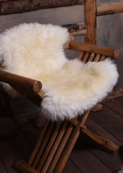 Lammfell, naturweiß, ca. 80 cm Öko-Tex Standard 100 - Schaffell