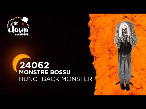Animiertes buckliges Monster Igor mit LED Licht & Sound – Halloween-Deko 160 cm