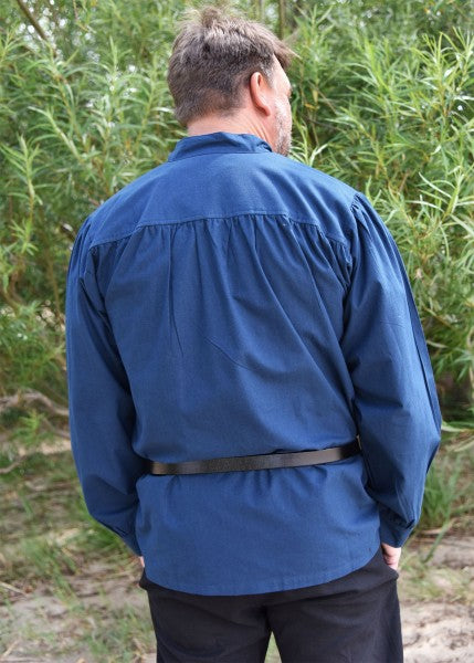 Mittelalter-Hemd Ludwig, blau