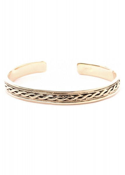 Armreif mit keltischer Ornamentik, Bronze
