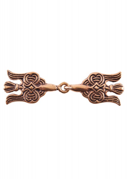 Gewandschließe aus Bronze, Hugin & Munin