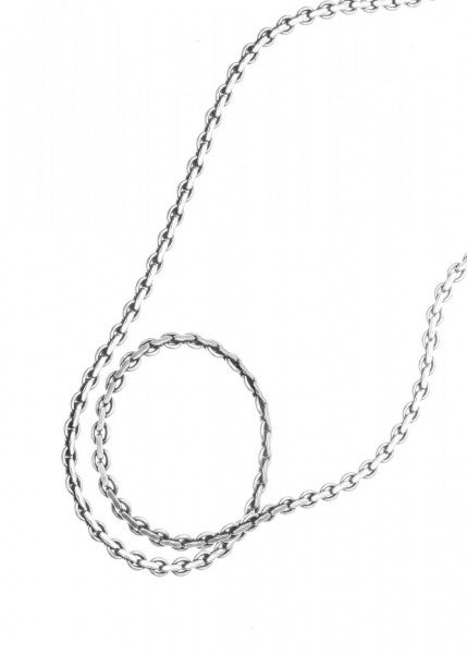 Wikinger Halskette aus Silber, 55 cm