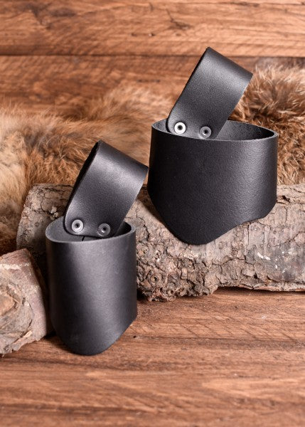 LARP - Schwerthalter aus schwarzem Leder, versch. Größen
