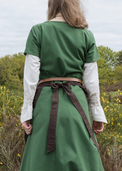 Mittelalter Schürze, braun