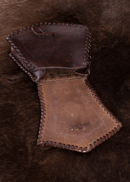 Keltische Ledertasche, Mittelalter-Gürteltasche, Piktisches Motiv