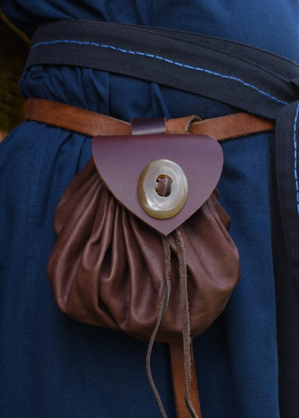 Mittelalter Tunika Bent mit abnehmbaren Ärmeln, blau/dunkelblau