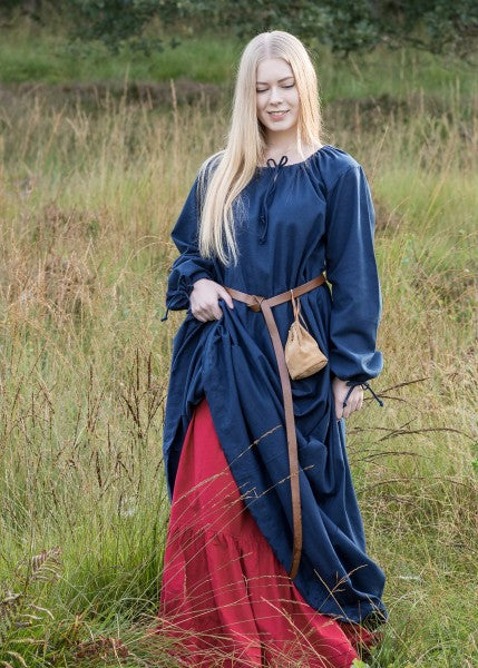 Mittelalterkleid Ana, blau