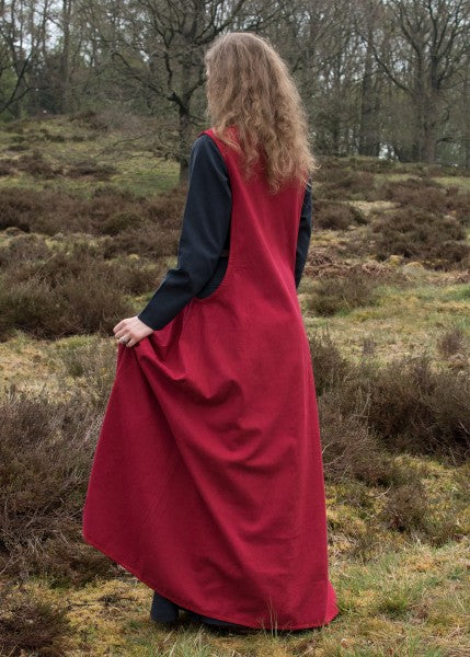 Mittelalter-Überkleid, Surcot Andra, rot