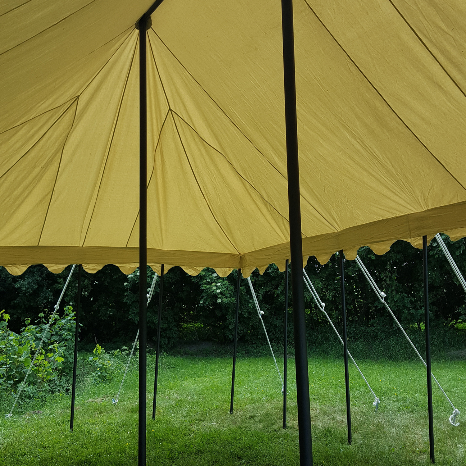 Ritterzelt Markward, 5 x 8 m, 425 gsm, natur