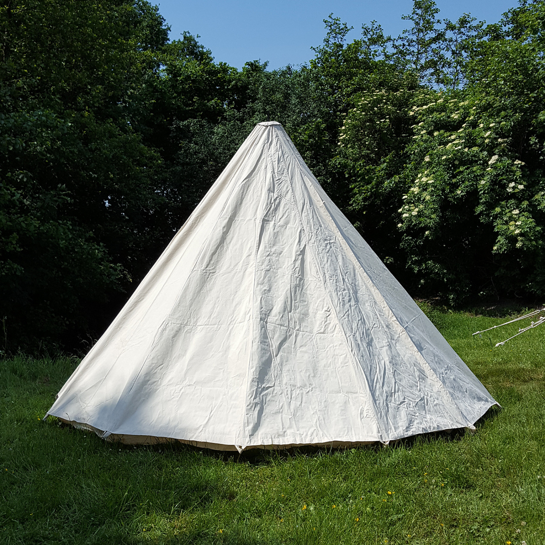Einmastzelt Walburg, 3.5 m, 350 gsm