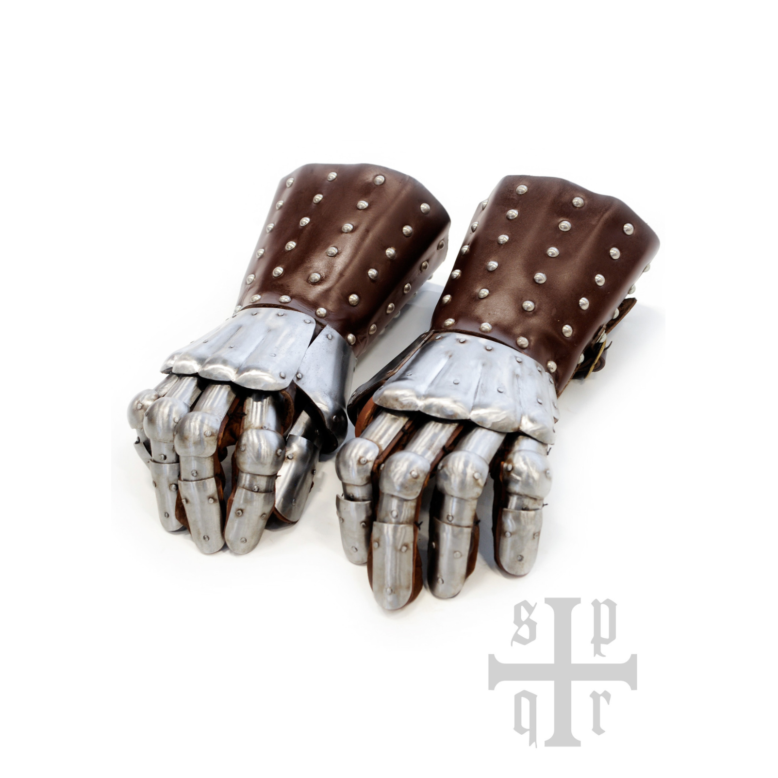 Mittelalterliche Panzerhandschuhe, Schlacht von Visby, 14. Jh., versch. Farben