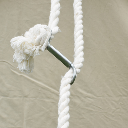 Ritterzelt Herold, 5 x 5 m, 425 gsm, naturfarben