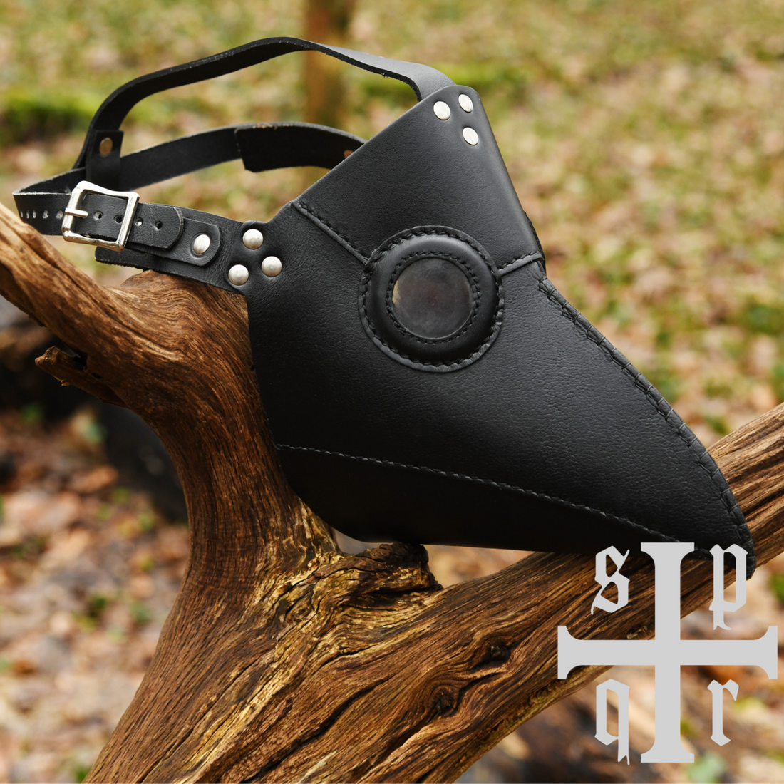 Pestdoktor Maske aus Leder, klein