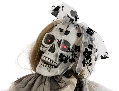 EUROPALMS Halloween Figur Braut, animiert, 170cm