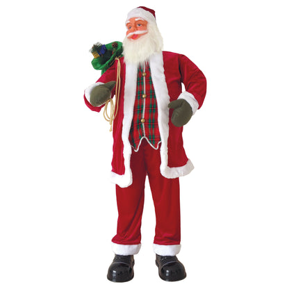 Weihnachtsmann mit Ton und Bewegung, 180cm
