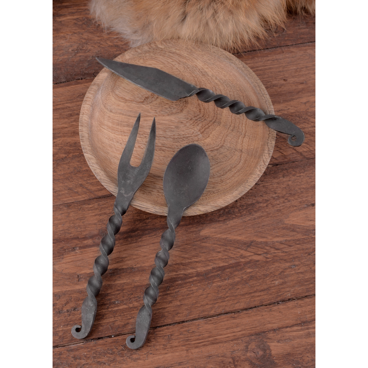 Essbesteck 3-teilig Messer, Gabel, Löffel