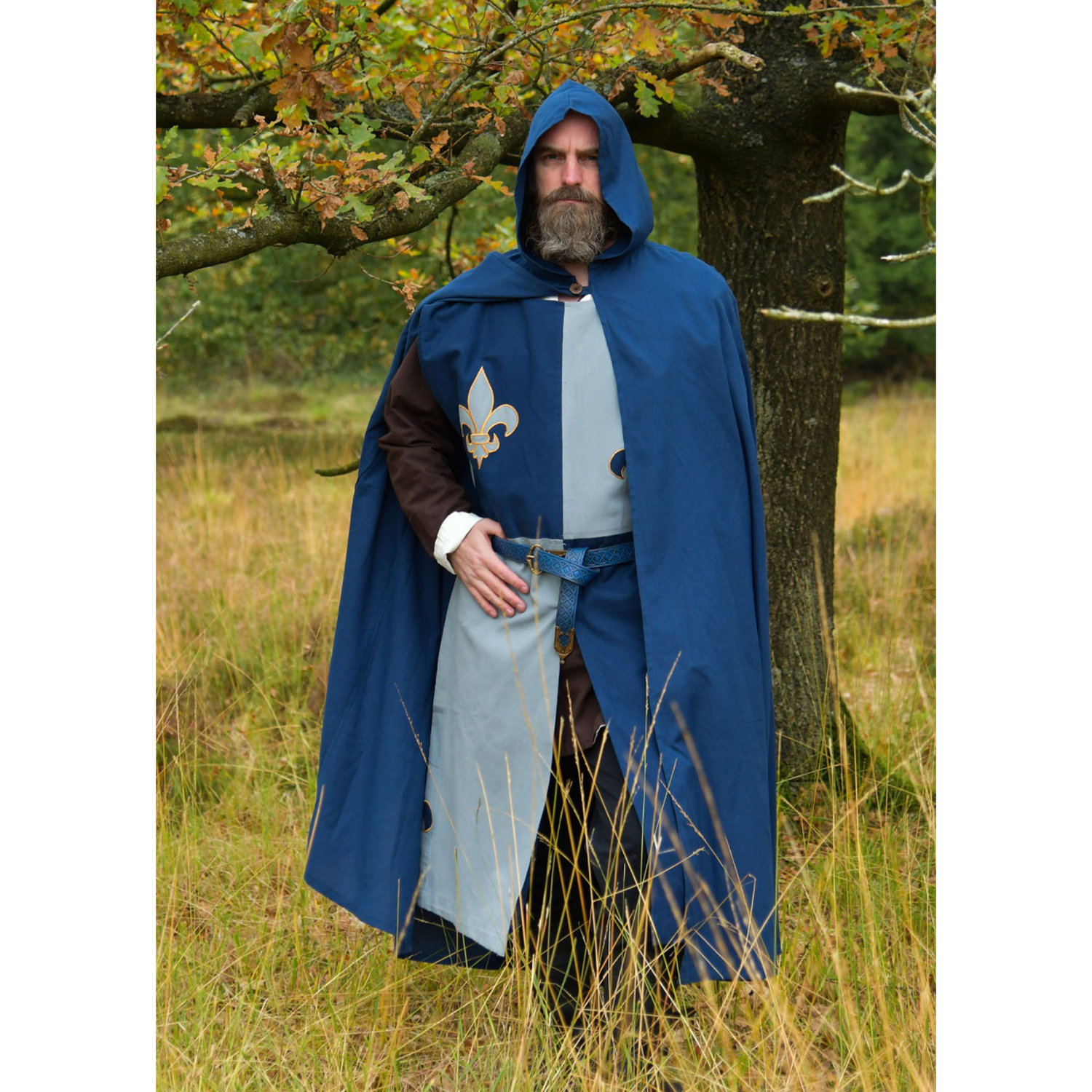 Mittelalter-Umhang Burkhard, Unisex, versch. Farben