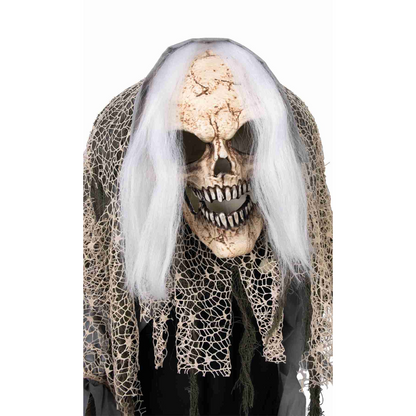 Animiertes buckliges Monster Igor mit LED Licht &amp; Sound – Halloween-Deko 160 cm