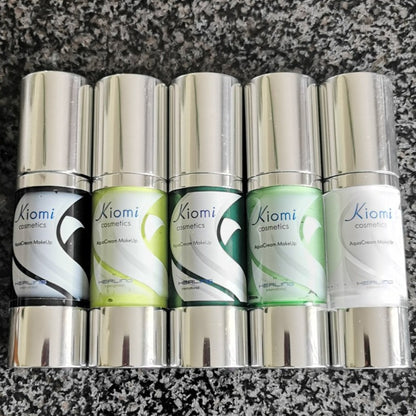 Kiomi Aqua-Cream Make Up Grau C04 – 30 ml Tube für SFX und Cosplay