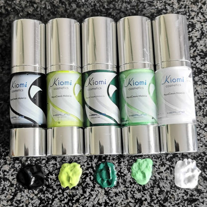 Kiomi Aqua-Cream Make Up in Weinrot C78 – 30 ml Tube, vegan &amp; hochpigmentiert