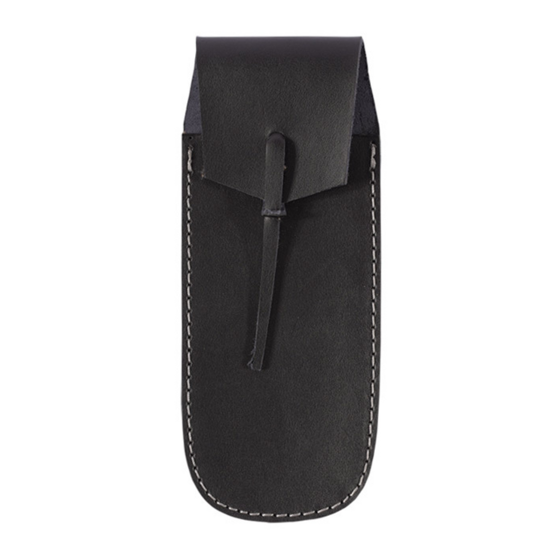 Handgeschmiedetes Essbesteck, vierteilig mit Ledertasche