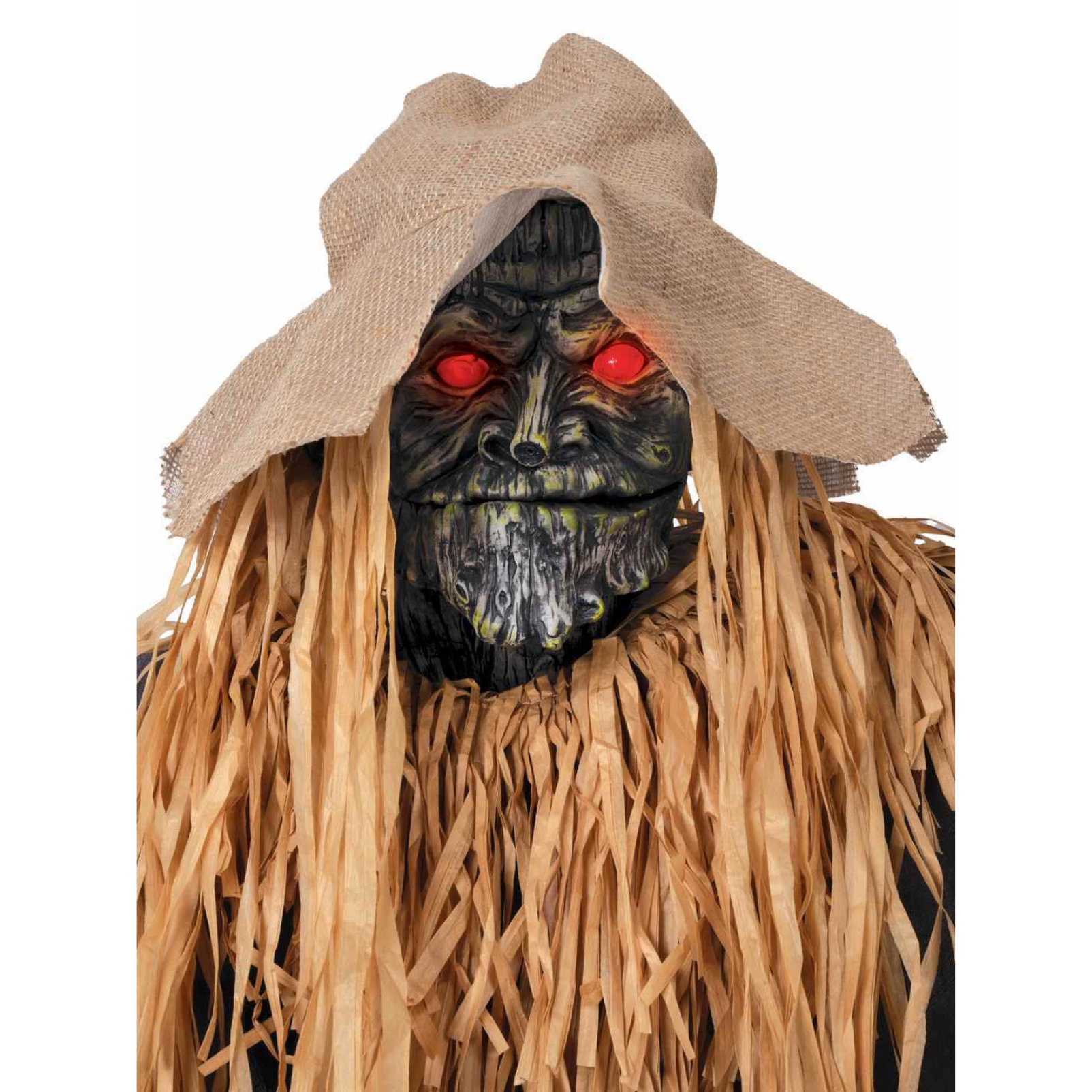Animierte Vogelscheuche mit LED Licht &amp; Sound – Halloween-Deko 180 cm