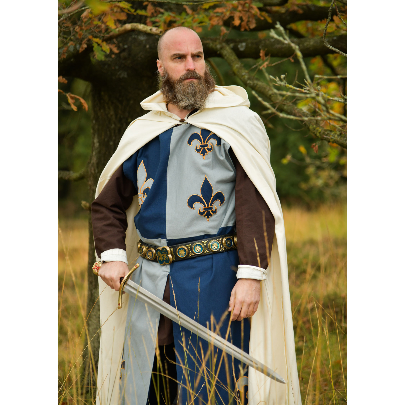 Mittelalter-Umhang Burkhard, Unisex, versch. Farben