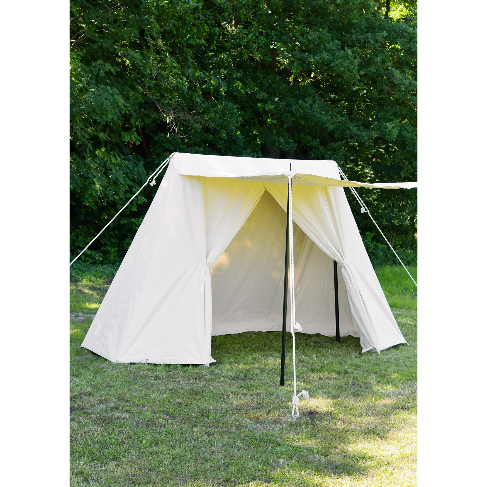 Sachsenzelt Jorvik, 2 x 4 m, 340 gsm, naturfarben