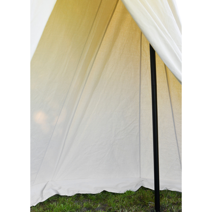 Sachsenzelt Jorvik, 2 x 4 m, 340 gsm, naturfarben