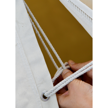 Sachsenzelt Jorvik, 2 x 4 m, 340 gsm, naturfarben