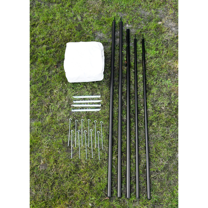 Sachsenzelt Jorvik, 2 x 4 m, 340 gsm, naturfarben