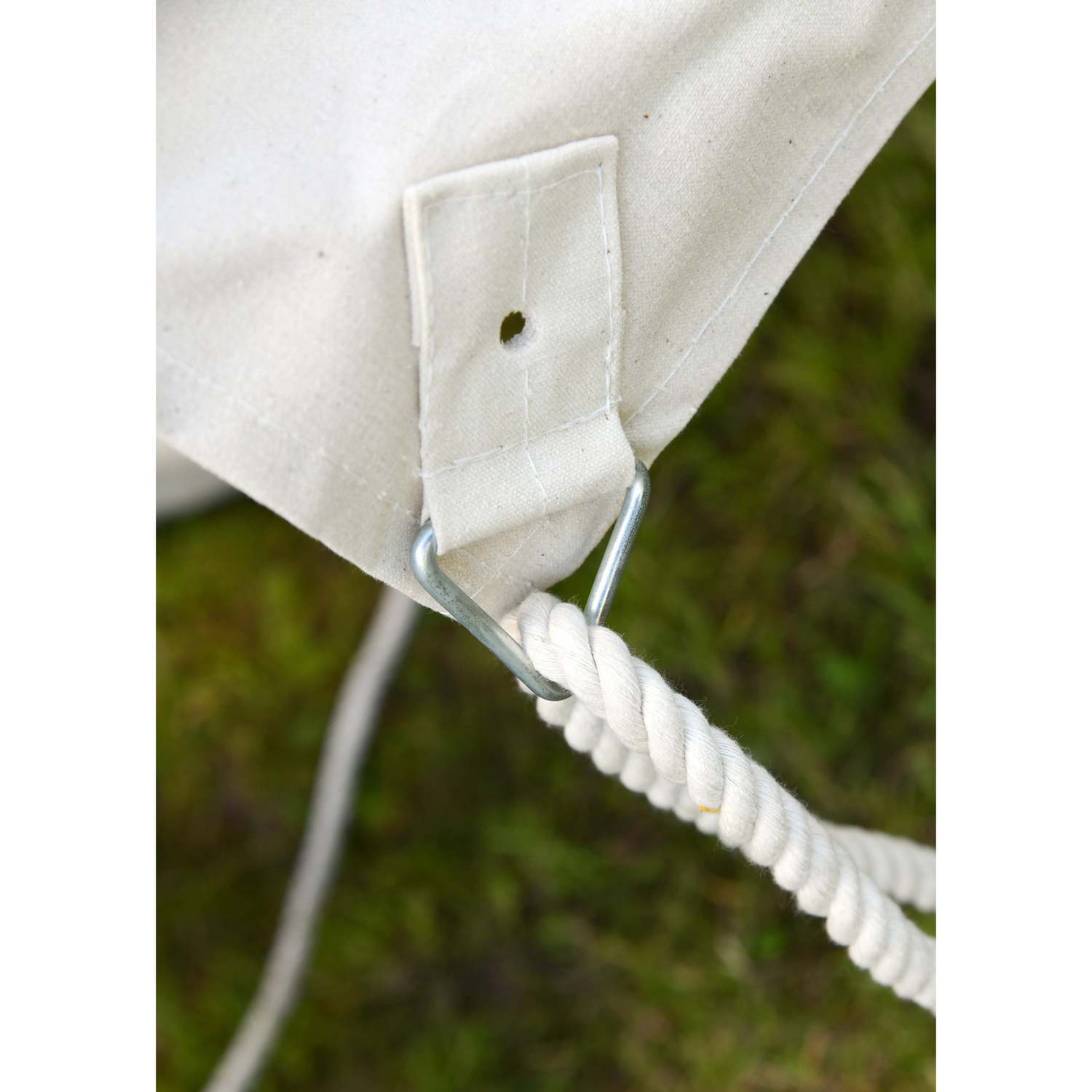 Sachsenzelt Jorvik, 2 x 4 m, 340 gsm, naturfarben