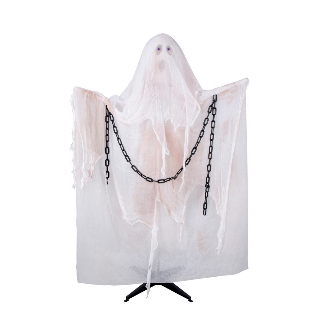 Animierter Geist mit LED Licht &amp; Sound – Halloween-Deko 168 cm
