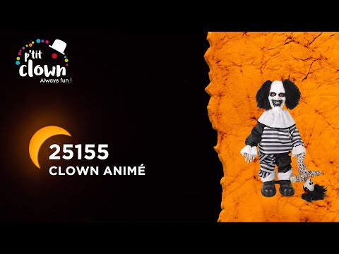 Animierter böser Clown Pepe - 80 cm