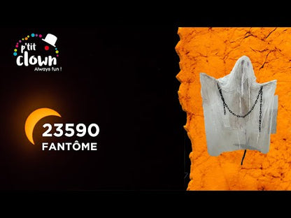 Animierter Geist mit LED Licht &amp; Sound – Halloween-Deko 168 cm 1