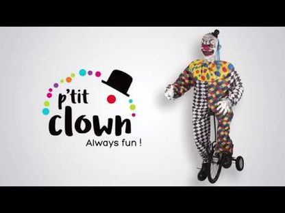 Clown Waldi auf Dreirad, 1,75 m, animiert