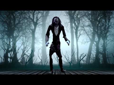 Zombie Eddi, animiert, 230 cm