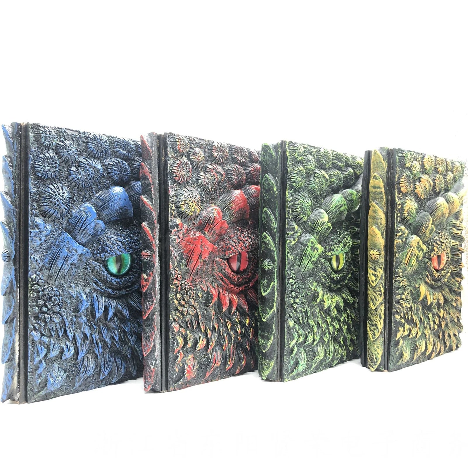 3D Drachenbuch – Handgefertigtes Notizbuch für Magie, LARP &amp; Fantasy