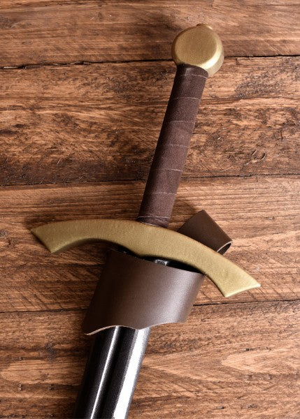 LARP - Schwerthalter aus braunem Leder, versch. Größen