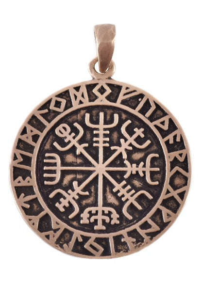 Anhänger aus Bronze, Vegvísir