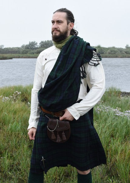 Plaid / Schal, Tartan, ca. 234 x 137 cm (92 x 54 inch)